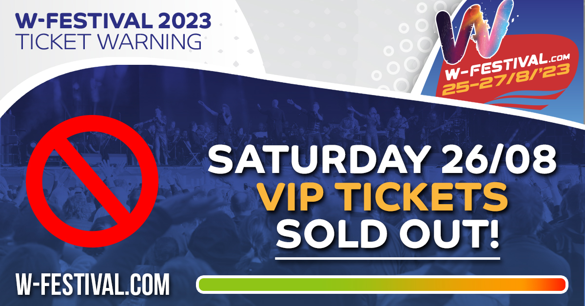 Saturday VIP tickets sold out!